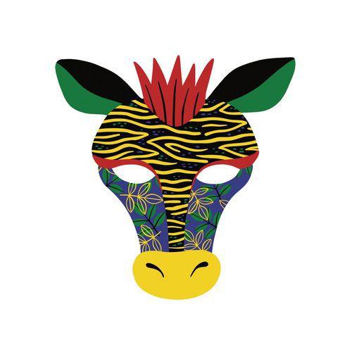 Illustration de : Seau 26 markers peinture couleurs festives + masques - Posca