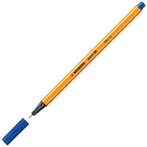 Stylo-feutre STABILO point 88 0.4 mm - bleu thumbnail image 1