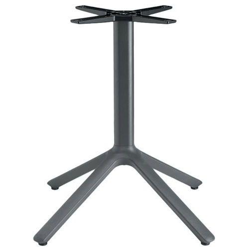 Pied de table Maxi Nemo fixe hauteur 73 cm - peint anthracite thumbnail image 1