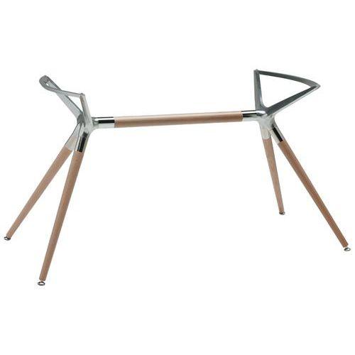 Pied de table Metropolis hauteur 74 cm traverse 74 cm - hêtre naturel thumbnail image 1