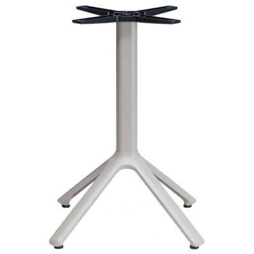 Pied de table Nemo fixe hauteur 73 cm - peint taupe thumbnail image 1
