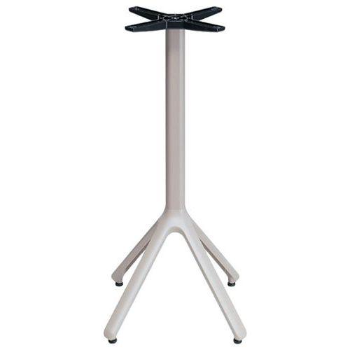 Pied de table Nemo fixe hauteur 109 cm - peint taupe thumbnail image 1