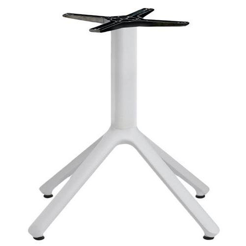 Pied de table Nemo fixe hauteur 50 cm - peint argent thumbnail image 1