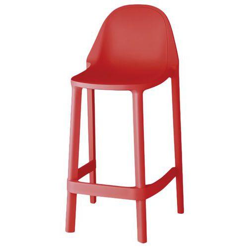 Illustration de : Tabouret Piu hauteur 65 cm lot de 4 S-CAB