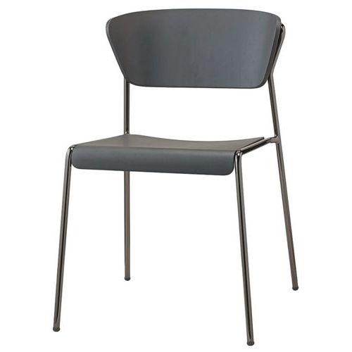 Chaise Lisa Wood 4 pieds - bois naturel/chromé thumbnail image 1