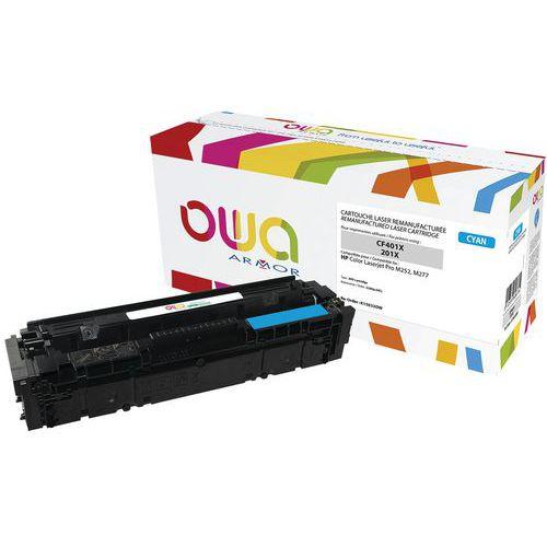 Toner reconditionné Cyan HP CF401X - 2300 p thumbnail image 1