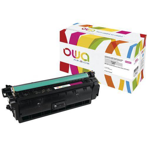 Illustration de : Toner reconditionné HP 508X Magenta - OWA