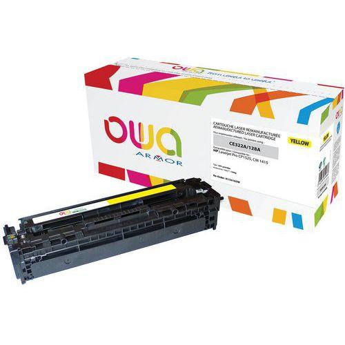 Toner reconditionné Yellow HP CE322A - 1300 p thumbnail image 1