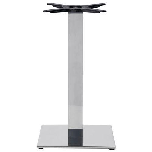 Illustration de : Pied de table Tiffany base carrée colonne 80 x 80 mm S-CAB