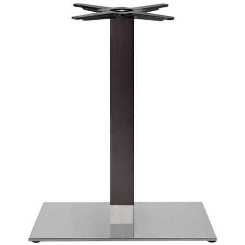 Illustration de : Pied de table Tiffany base rectangulaire colonne hêtre S-CAB