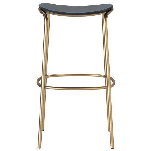 Tabouret Trick hauteur 65 et 75 cm assise bois S-CAB thumbnail image 1