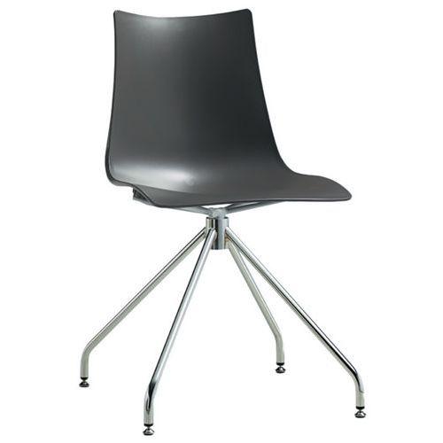 Illustration de : Chaises Zebra pied pivotant lot de 2 S-CAB