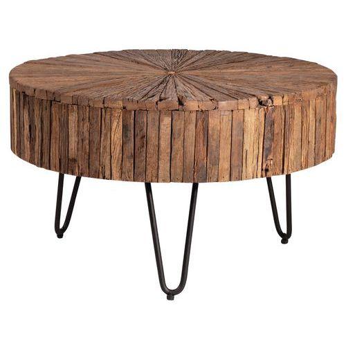 Table basse plateau bois Tarak thumbnail image 1