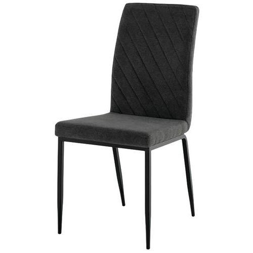 Lot de 4 chaises Yvette gris foncé thumbnail image 1