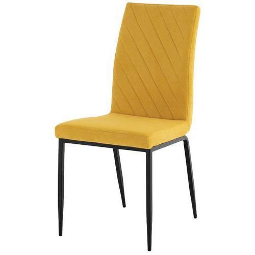 Lot de 4 chaises Yvette moutarde thumbnail image 1