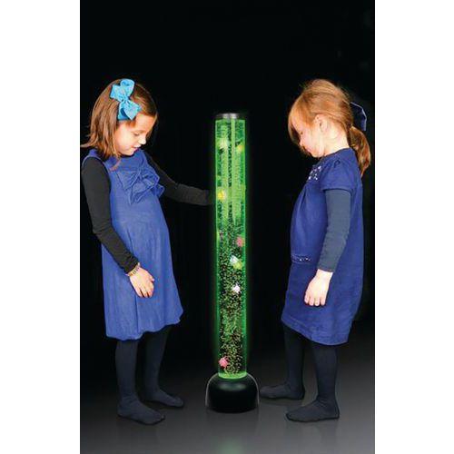 Illustration de : Tube à bulles lumineux