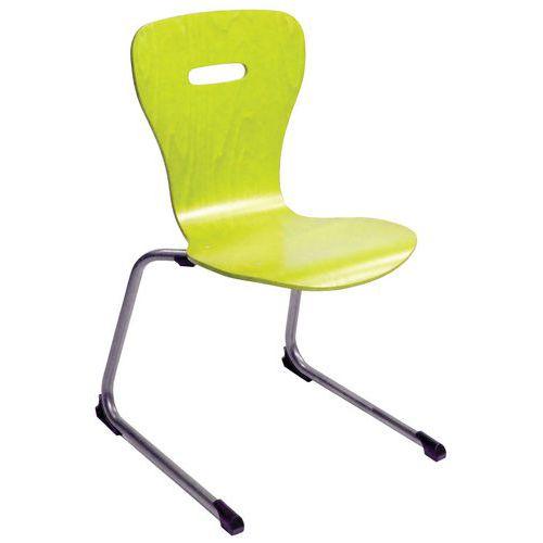 Chaise Luge acier coque Feria carambole - gris argent thumbnail image 1