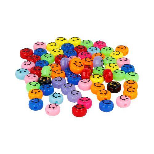 Bocal 450 perles émojis plates dia 9.5mm trou 2mm thumbnail image 1