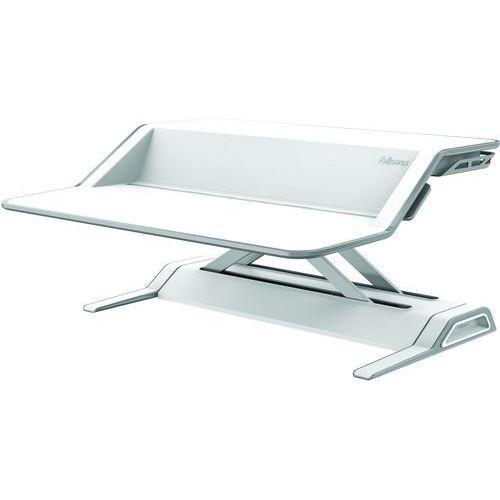 Plateforme de travail assis-debout Lotus - Blanc thumbnail image 1