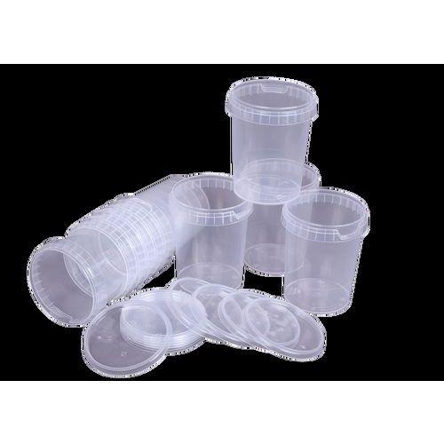 Illustration de : Pot 500ml avec couvercle à clipser