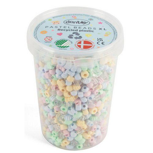 Seau 1580 perles plastique 50% recyclé pastel thumbnail image 1