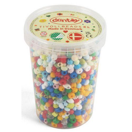 Seau 1580 perles plastique couleurs vives thumbnail image 1