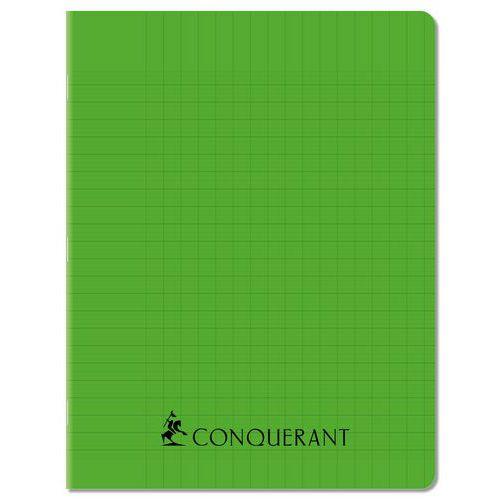 Cahier agrafé 17 x 22 cm 96p séyès 70g PP vert thumbnail image 1