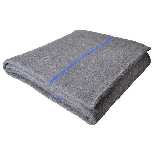 Lot de 25 couvertures déménageur multi-usages 150 x 200 cm Filet bleu thumbnail image 1