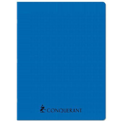 Cahier agrafé 24 x 32 cm 96p séyès 70g PP bleu thumbnail image 1