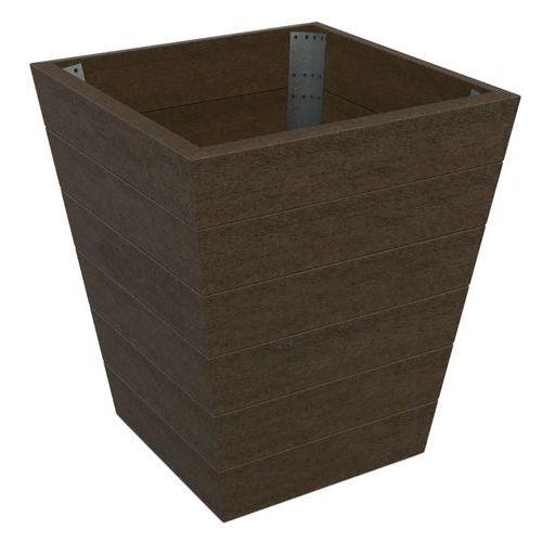 Illustration de : Jardinière Espace Conique plastique recyclé Espace Urbain