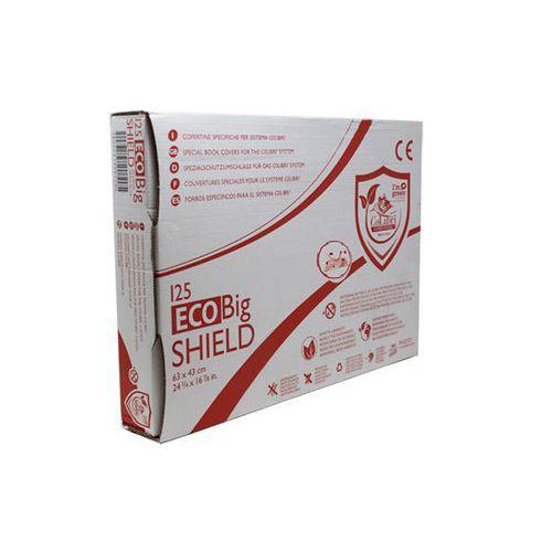 Illustration de : Boîte 125 couvertures CoLibri Eco Shield Big : 85 microns