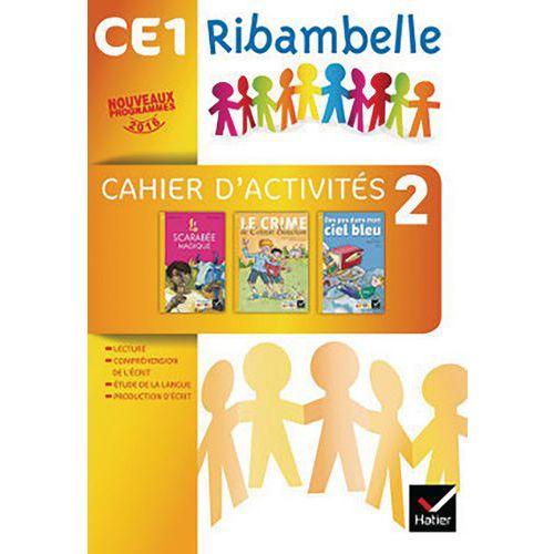Illustration de : Ribambelle CE1 série jaune Cahier d'activités 2 + livret 2