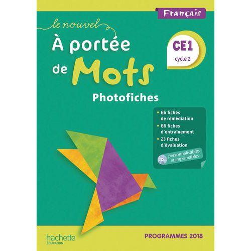 Illustration de : Le nouvel à portée de mots CE1 Photofiches + CD-Rom