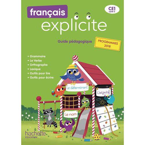 Illustration de : Français explicite CE1 Guide pédagogique + clé USB