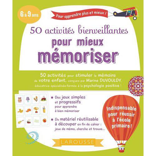 Illustration de : 9782035951083 50 ACTIVITES BIENVEILLANTES POUR MIEUX MEMORISER