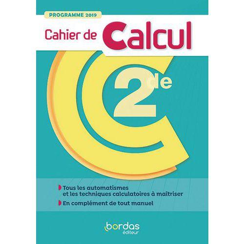 Illustration de : 9782047337677 MATHEMATIQUES 2DE - CAHIER DE CALCUL ELEVE 2020