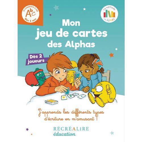 Illustration de : Mon jeu de cartes des alphas - la methode de lecture