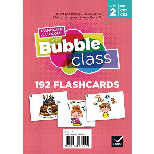 Illustration de : Bubble class cycle 2 flashcards edit.2020