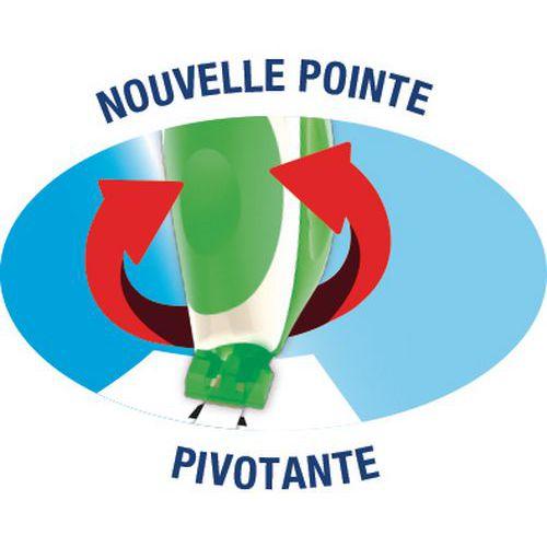 Illustration de : Ruban correcteur dryline grip recyclé - Papermate