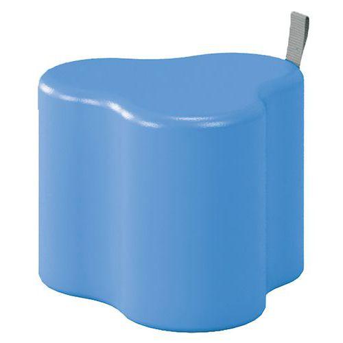 Pouf trèfle LudiKid H. 30 cm  bleu 5154-Manutan Expert thumbnail image 1