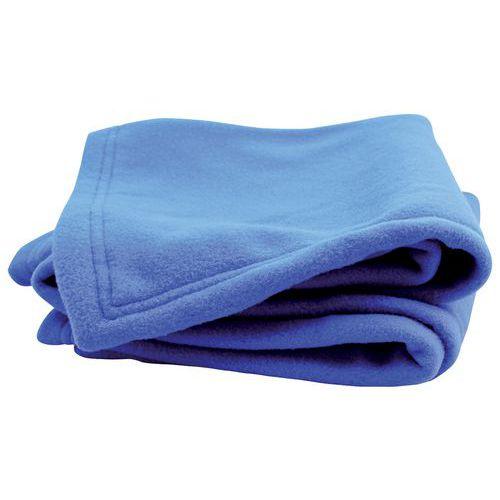 Lot 10 couvertures polaires 350 g/m² 100 x 150 cm Azur thumbnail image 1