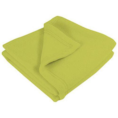 Lot 10 couvertures polaire pour couchette 72 x 140 cm Anis thumbnail image 1