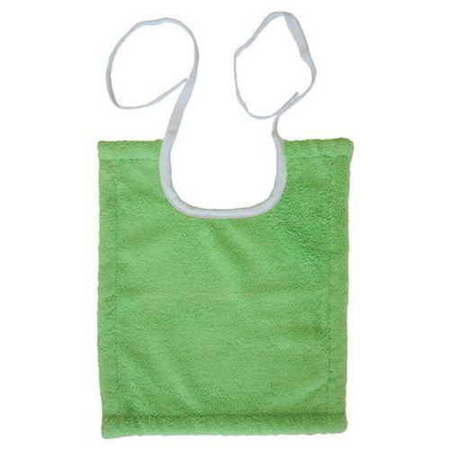 Illustration de : 10 bavoirs lacette microfibre uni