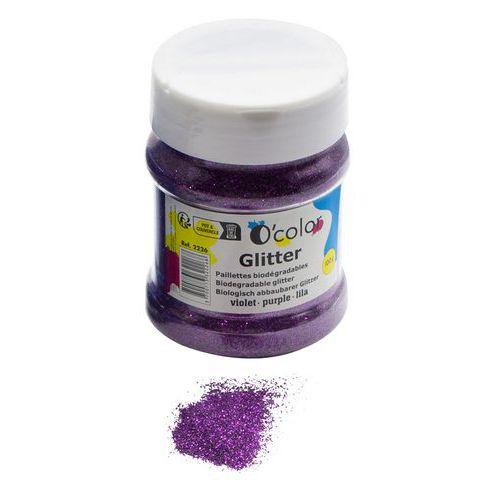 Pot paillettes biodégradables ultrafines 100g violet thumbnail image 1