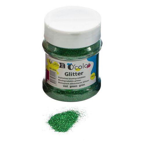 Pot paillettes biodégradables ultrafines 100g vert thumbnail image 1