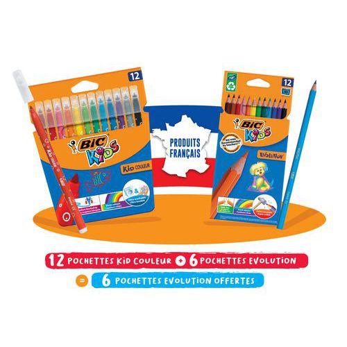 Illustration de : Lot de coloriage - Bic