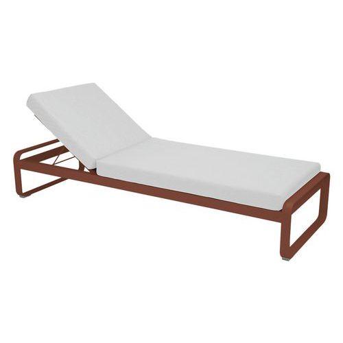 Bain de soleil Bellevie ocre rouge - blanc grisé thumbnail image 1