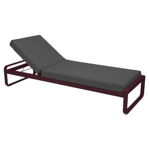 Illustration de : Bain de soleil Bellevie coussin gris graphite Fermob