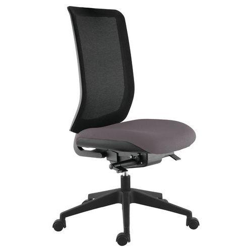 Illustration de : Chaise de bureau Max dossier résille noire