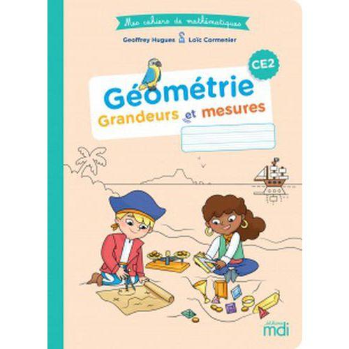 Illustration de : 9782223114566 Mes cahiers de mathématiques CE2 cahier géométrie